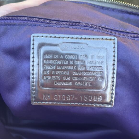 COACH POPPY RARE‼️ Tote, Champagne & Metallic - Picture 4 of 17